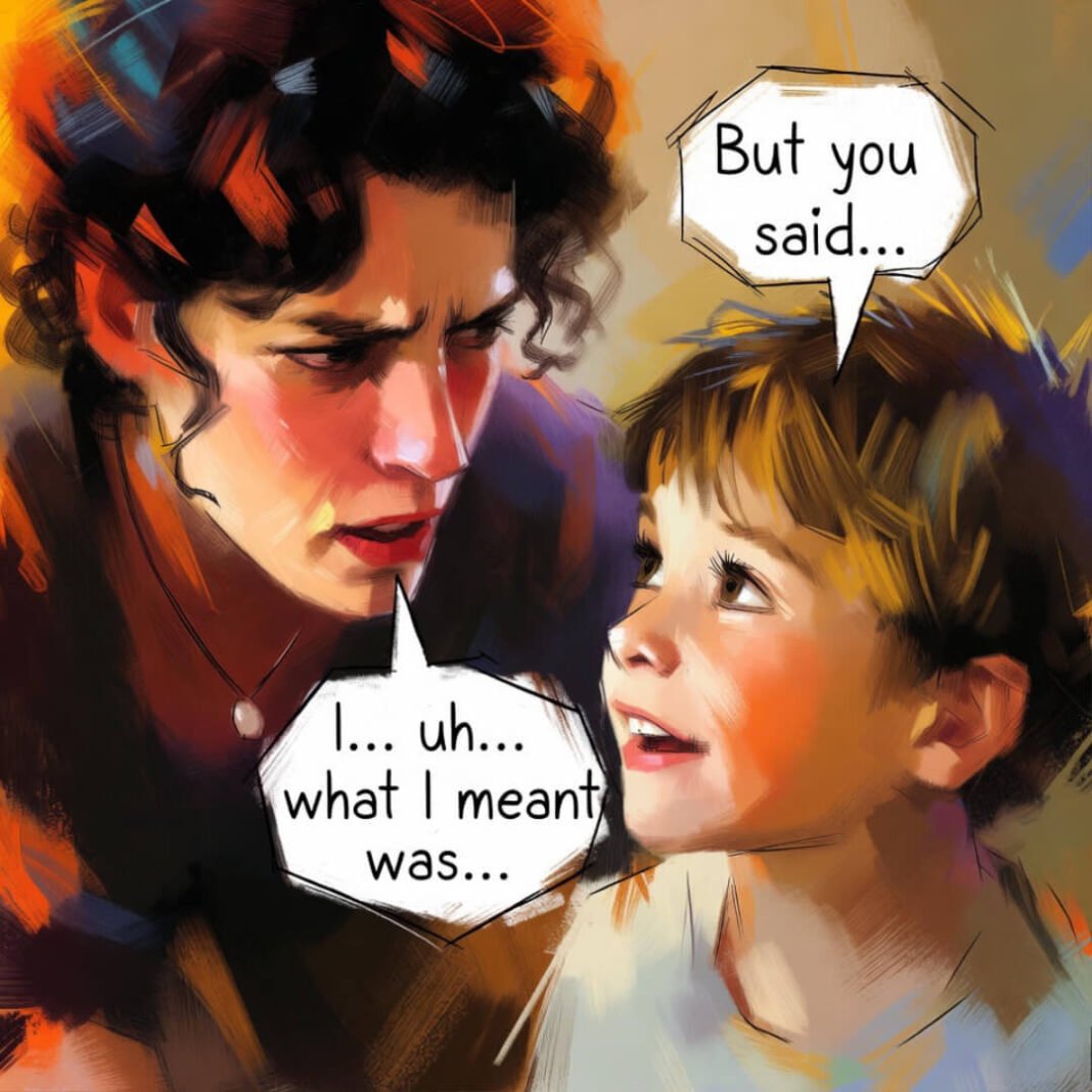 Sticky-note chaos on family fridge