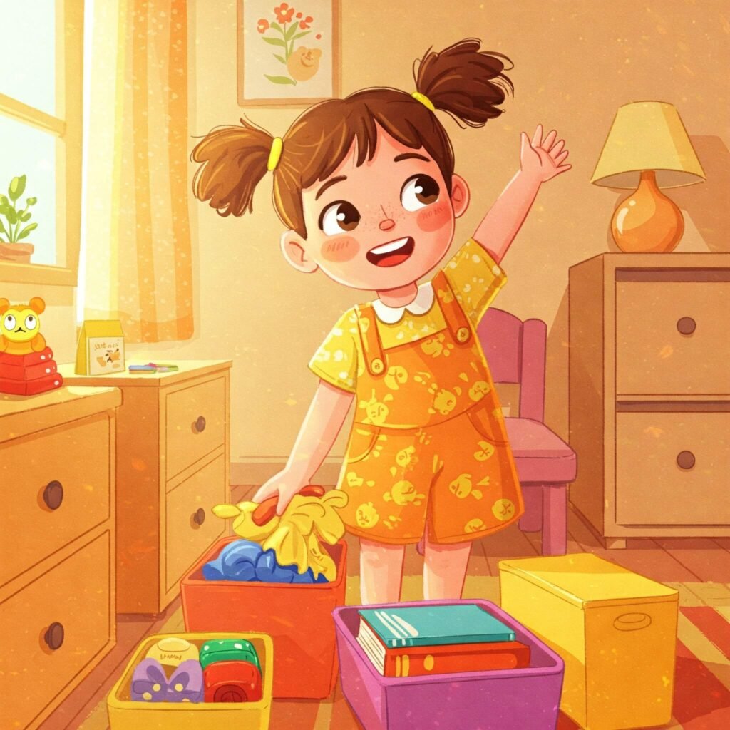 Warm Parent-Child Illustration