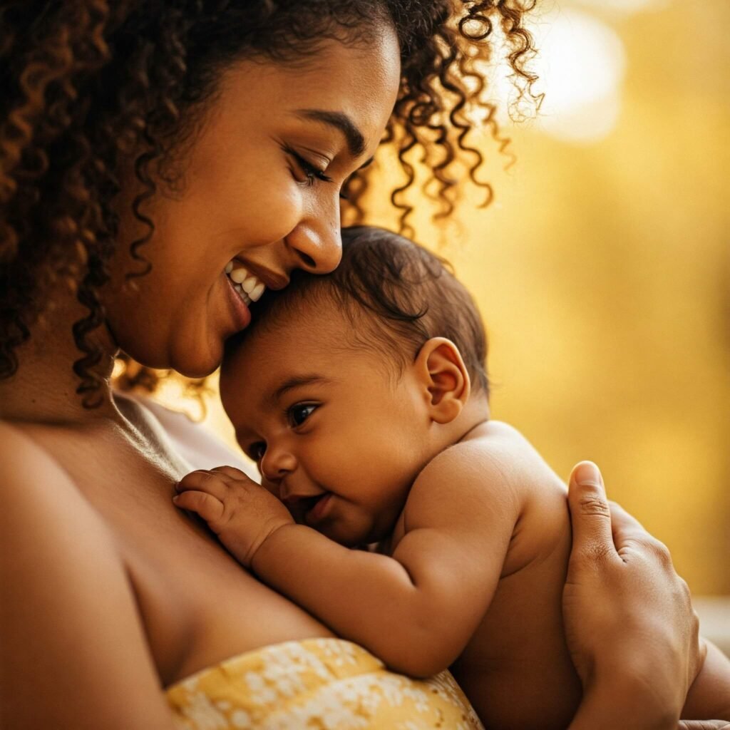 Skin-to-skin bonding moment