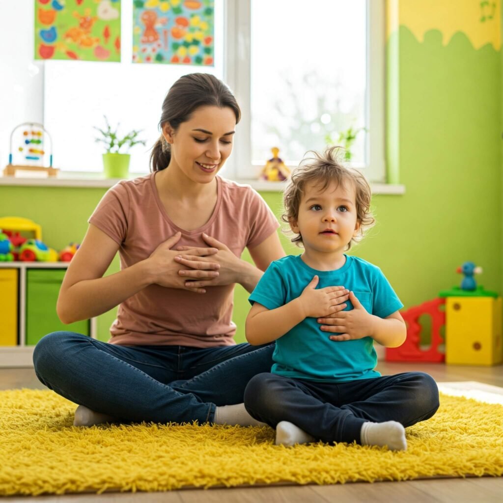 Parent Toddler Deep Breathing
